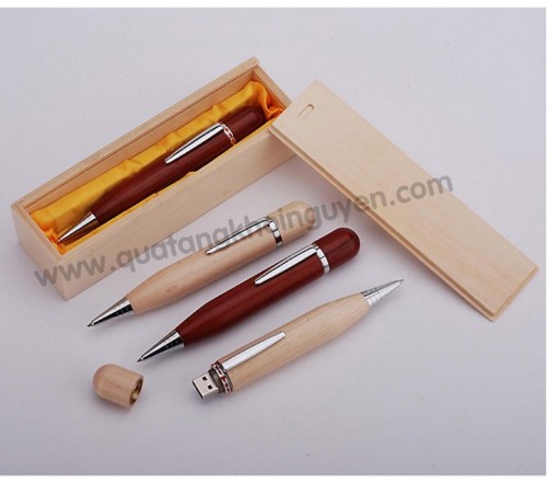 bút USB gỗ